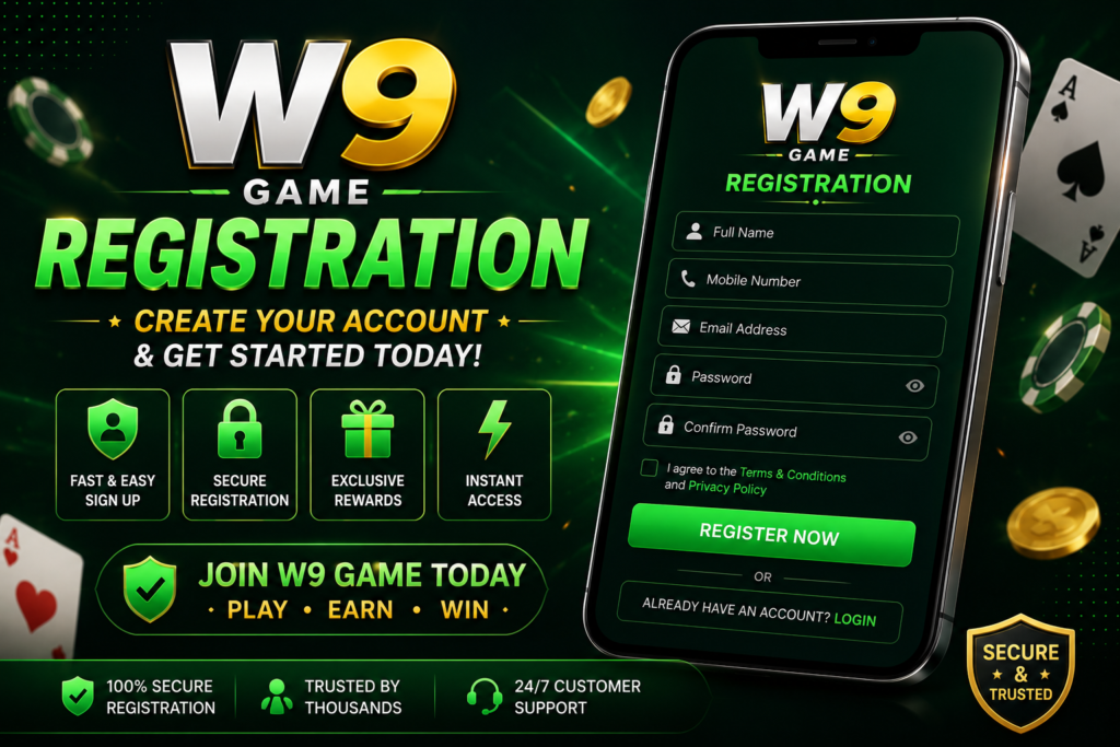 W9 Game Registration